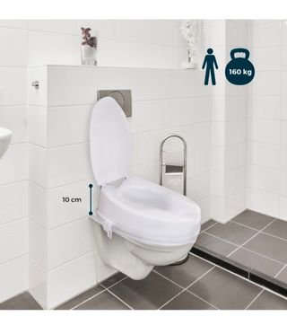 Elevador WC para adulto, Con tapa