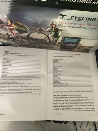 GLOBUS CYCLING PRO COMPLETO ORIGINAL + ELECTRODOS_