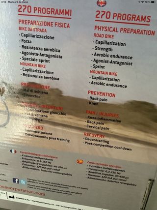 GLOBUS CYCLING PRO COMPLETO ORIGINAL + ELECTRODOS_