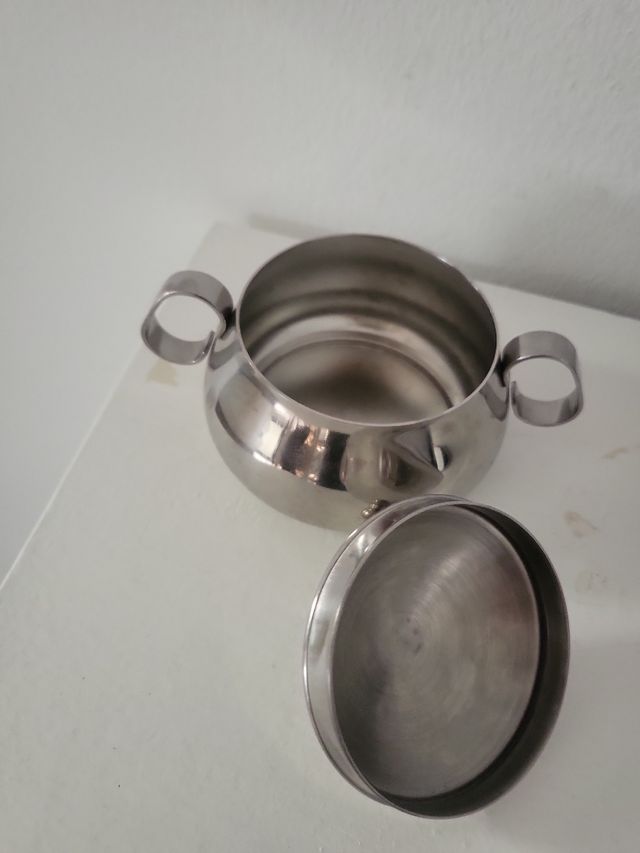 Azucarero acero inoxidable