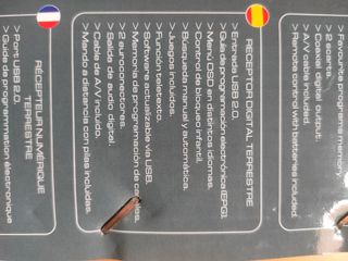 Sintonizador TDT (no es HD) con grabador por USB