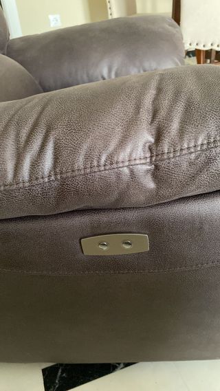 Sillón relax eléctrico ESPRIT color marrón