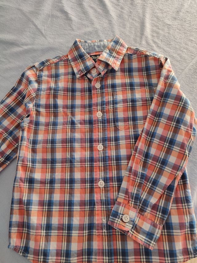 camisa de niño manga larga