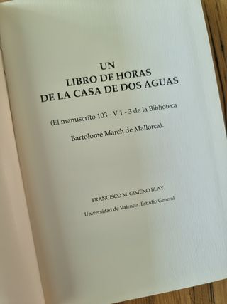 Libro de Horas del Marqués de Dos Aguas, c. 1495.