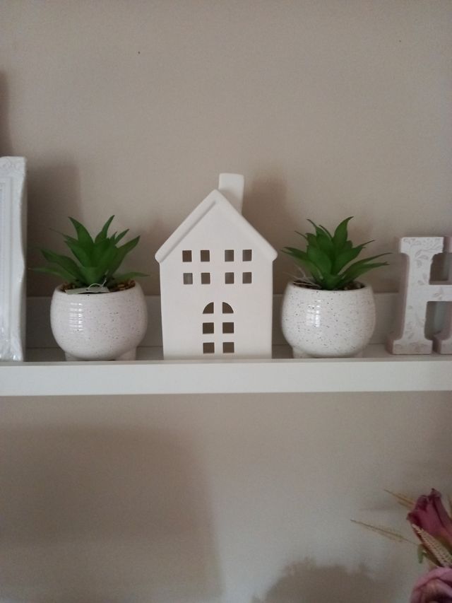 Planta artificial macetero patitas, nuevo