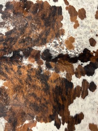 Alfombra de piel de vaca natural