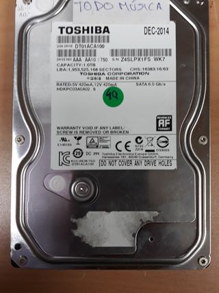 disco duro Toshiba 1TB