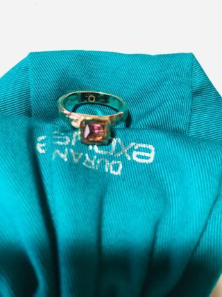 Anillo de Plata 925 con baño oro rosa.Duran exquse