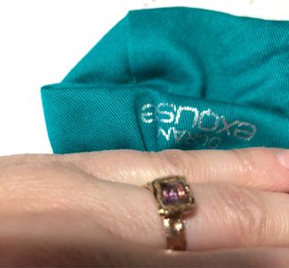 Anillo de Plata 925 con baño oro rosa.Duran exquse