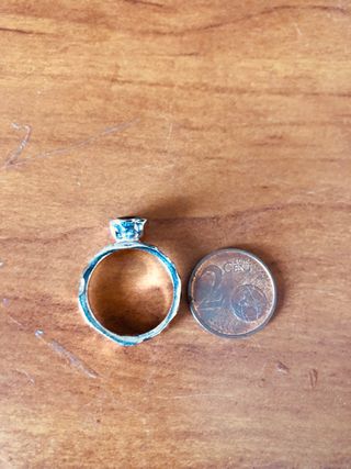 Anillo de Plata 925 con baño oro rosa.Duran exquse