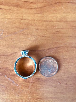 Anillo de Plata 925 con baño oro rosa.Duran exquse