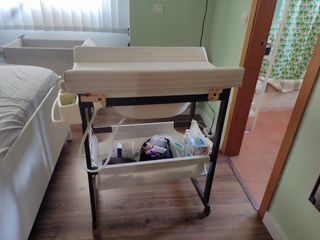 bañera - cambiador de bebe