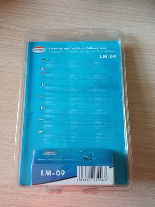 Auriculares con micrófono MS-Tech