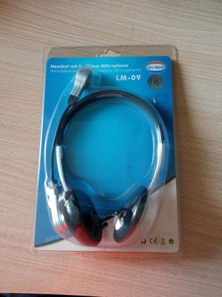 Auriculares con micrófono MS-Tech