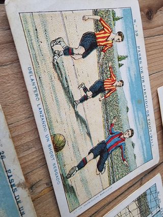 ⚽️ Años 20. 13 cromos futbol chocolates Monraba
