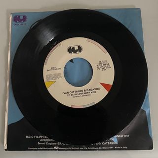 45 giri vinile - Ivan Cattaneo e Dadavox