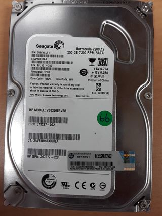 disco duro seagate 250GB