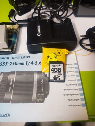 cámara Canon eos 450D reflex