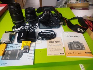 cámara Canon eos 450D reflex