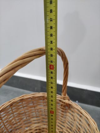 Cesta Mimbre con Asa