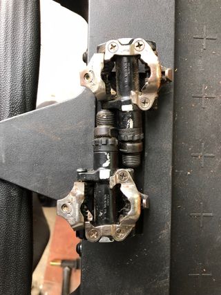 Pedales automáticos shimano para MTB