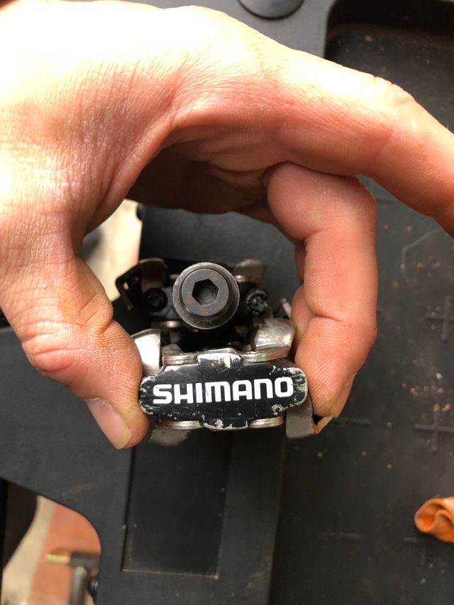 Pedales automáticos shimano para MTB