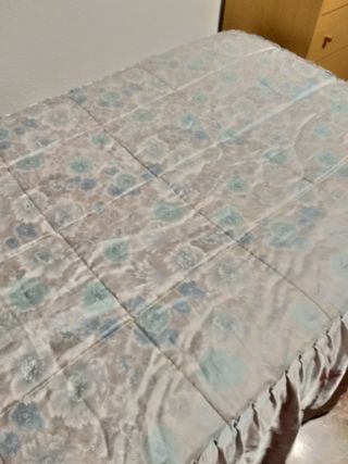 cubre edredón para cama de 90 de raso
