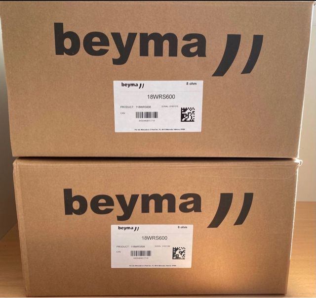 Altavoces Beyma 18WRS600