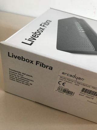 Router wifi Livebox fibra