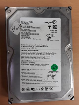 Disco duro seagate barracuda 250gb 