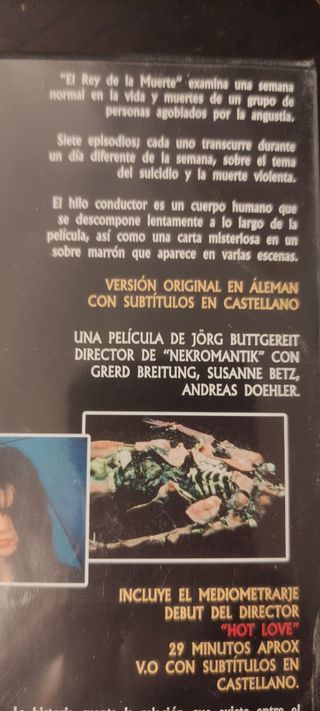 El Rey de la muerte-Der Todesking gore DVD