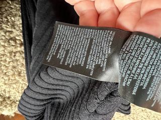 Chaqueta negra larga punto hm tallas grandes