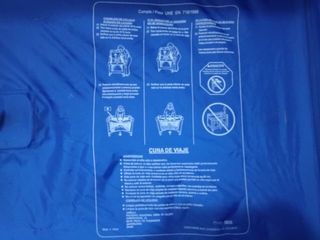 Cuna de viaje Jane con colchón