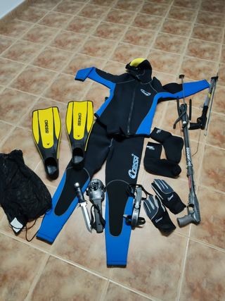 Equipo de buceo con bolsa CressiSub