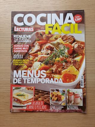 3 revistas LOVE COCINA y 5 revistas COCINA FÁCIL