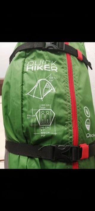 Tienda de campaña de travesía 2 personas.