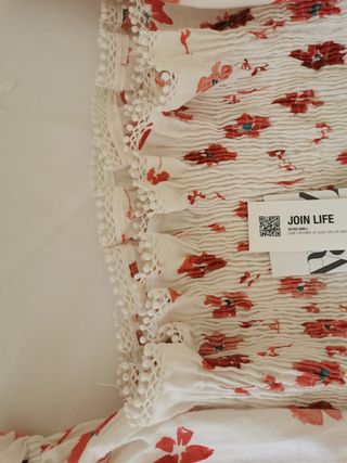 top crop flores Zara nuevo T /M