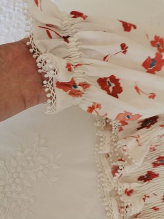 top crop flores Zara nuevo T /M