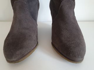 Bota cuña ante grises Talla 39 Stradivarius