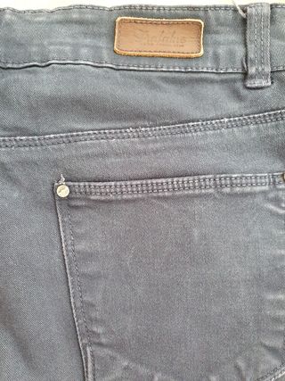 Pantalón Skinny Azul marino Talla 36 Zara 