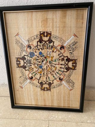 Cuadro Egipcio Zodiaco de Dendera
