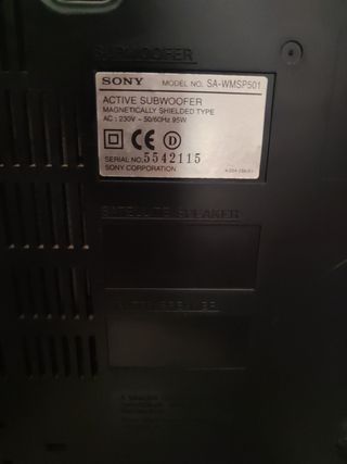 Home Cinema Sound Room Sony Modelo STR-KSL500