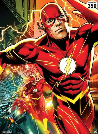 Litografia The Flash 46 x 61 cm. DC Comics