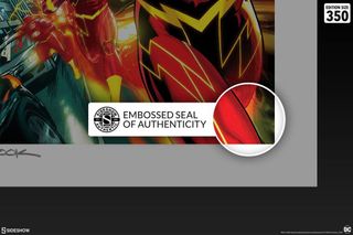 Litografia The Flash 46 x 61 cm. DC Comics