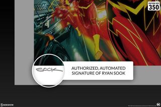 Litografia The Flash 46 x 61 cm. DC Comics