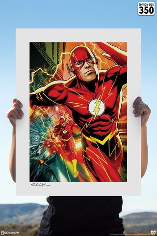 Litografia The Flash 46 x 61 cm. DC Comics