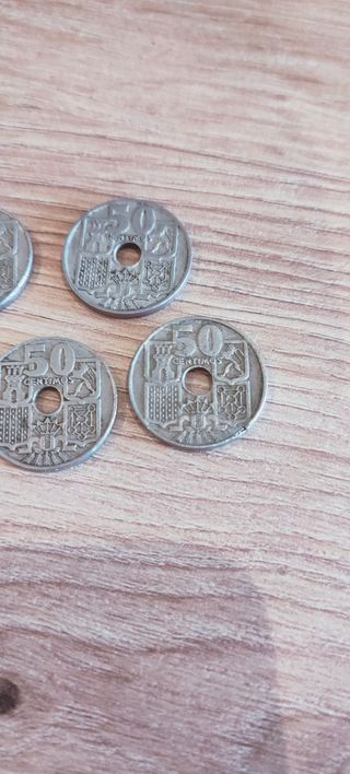 Moneda 50 céntimos de Peseta
