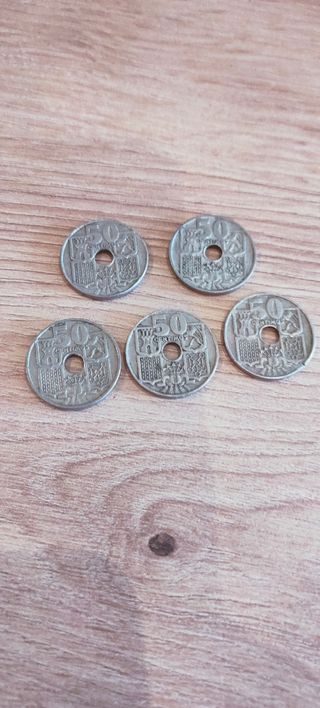 Moneda 50 céntimos de Peseta