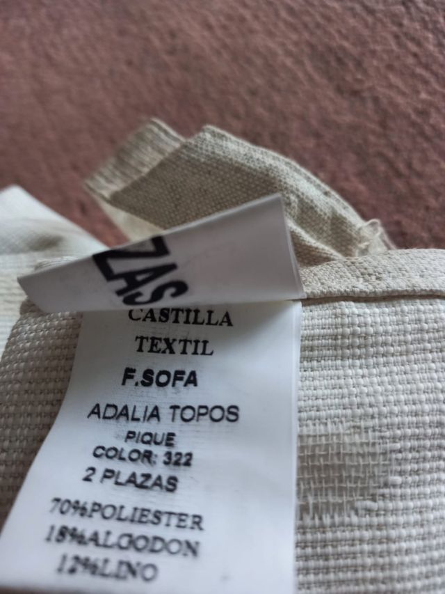 FUNDA SOFÁ DOS PLAZAS