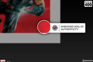 Litografia Wolverine vs Blade 46 x 61 cm. Marvel